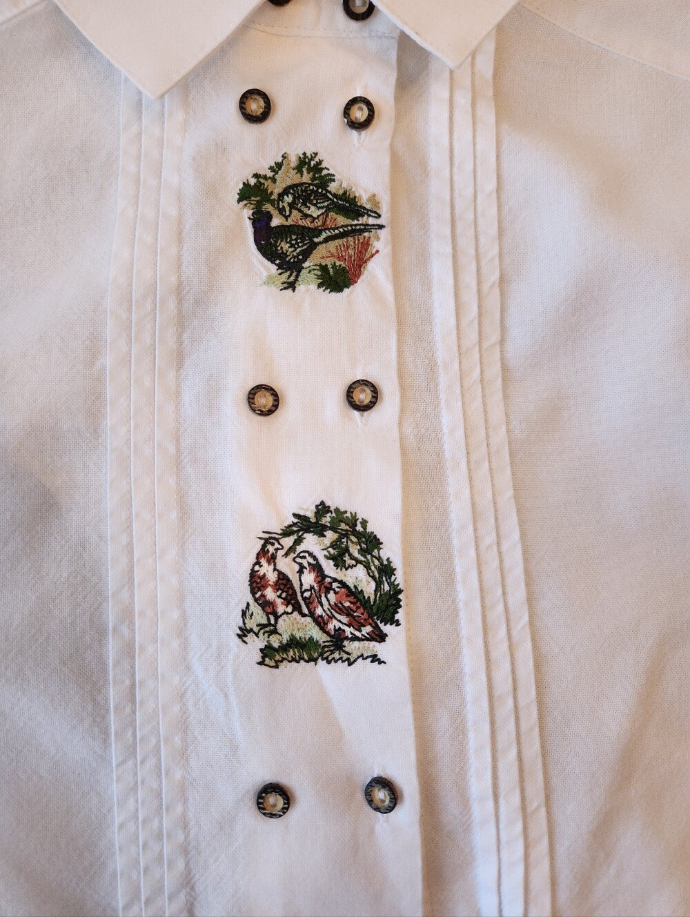 Wallmann Authentic Austrian German Trachten Style White Ladies Blouse EUC $35